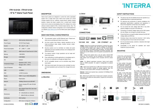 ITR110-0104 - ITR107-0104