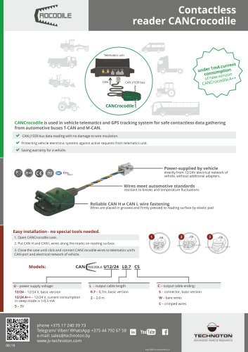 CANCrocodile contactless readers