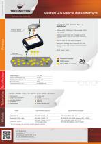 MasterCAN Vehicle Data Interface