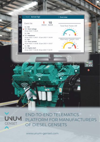 UNUM Genset for manufacturers
