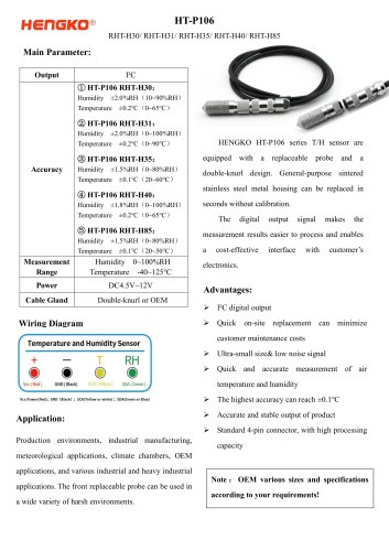 accurate humidity sensor HT-P106