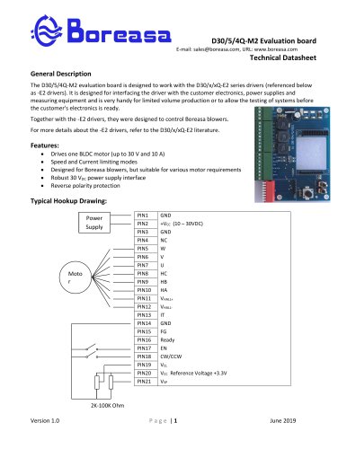 Driver evaluation board D30/5/4Q-M2