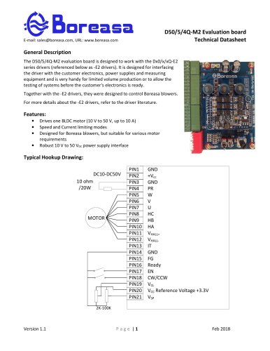 Driver evaluation board D50/5/4Q-M2