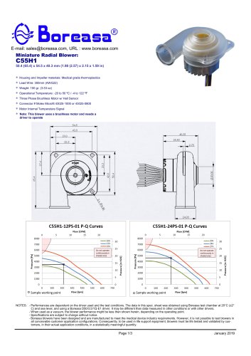 Small blower C55H1