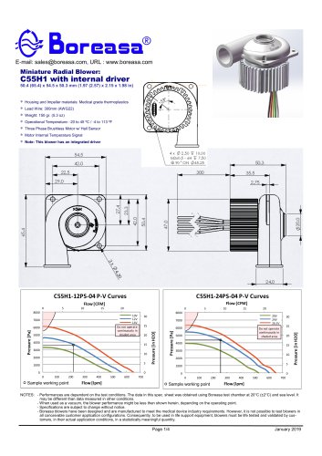 Small blower C55H1