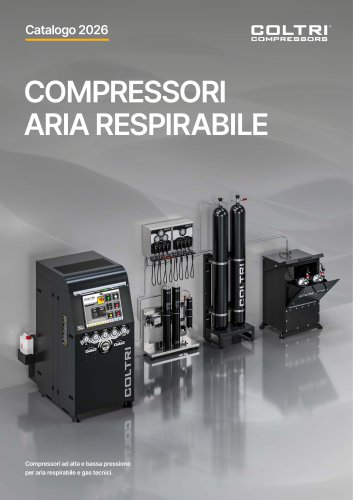 Compressori per aria respirabile