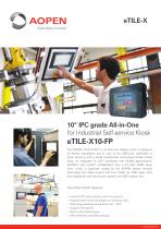 Specsheet eTILE-X10FP