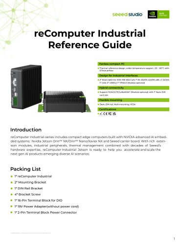 reComputer Industrial Reference Guide