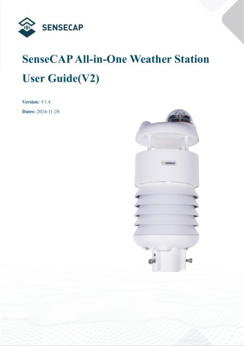 SenseCAP All-in-One Weather Station User Guide(V2)