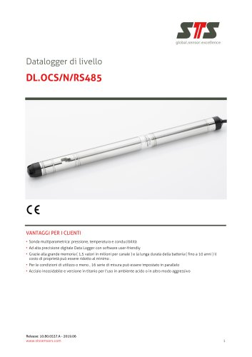 DL.OCS/N/RS485 Trasmettidori digitale Modbus