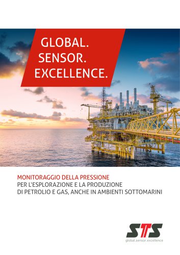 Monitoraggio della pressione per l'esplorazione e la produzione di petrolio e gas, anche in ambienti sottomarini