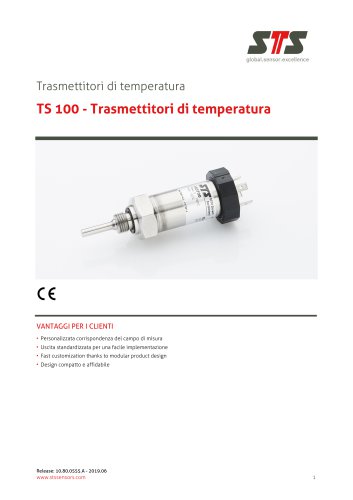 TS 100 - Trasmettitori di temperatura