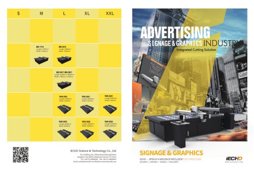 Advertising singage&graphics industry integrated cutting solution