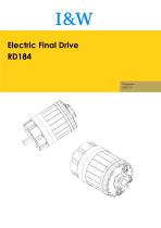 Electric Final Drive RD184