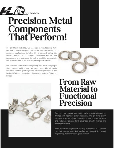 Precision Metal Components That Perform