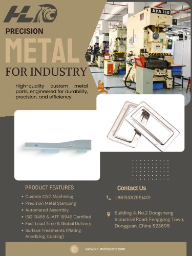 PRECISION METAL PARTS FOR INDUSTRY
