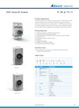 Rotary isolator switch EDS1DC/S32