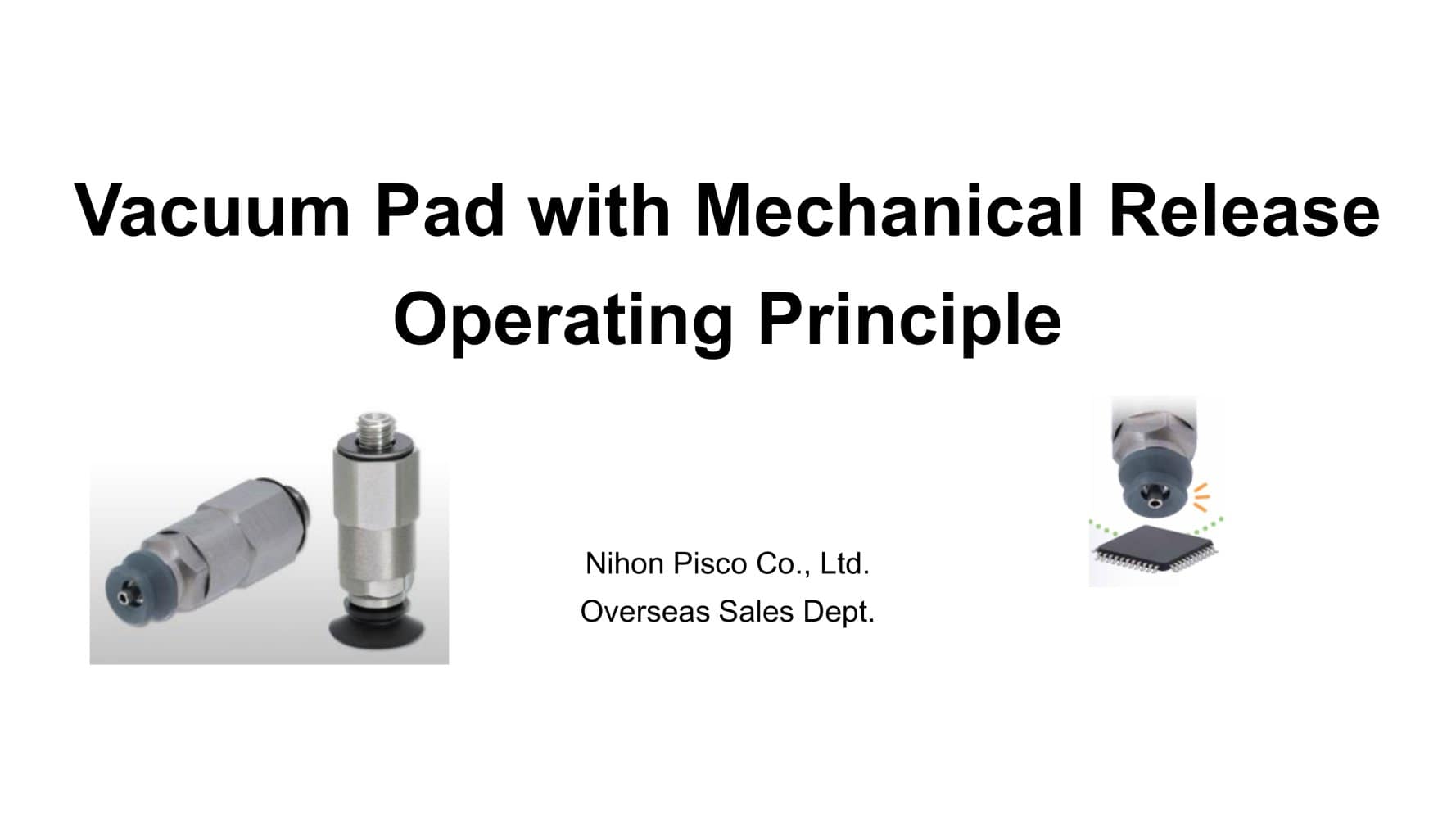 Mechanical Release Pad Operating Principle - NIHON PISCO CO., Ltd.