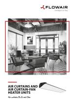 AIR CURTAINS AND AIR CURTAIN-FAN HEATER UNITS