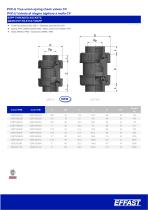 CV - PVC-u Valvole di ritegno a molla - 6