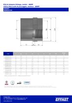 PVCu Raccordi di passaggio, incollaggio metrico-BSPP - 4