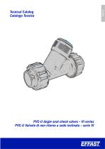 VIS - PVC-u Valvole di non ritorno a sede inclinata - 1