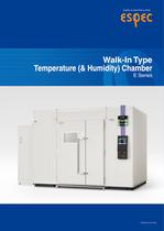 Walk-in Type Temperature (& Humidity) Chambers E series