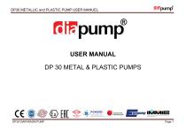 DP 30 METAL & PLASTIC PUMPS