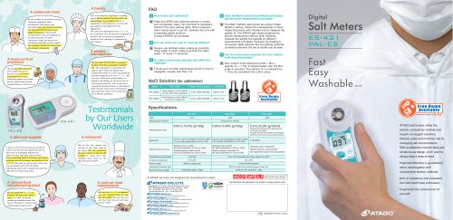 Digital Salt-meter ES-421, PAL-ES