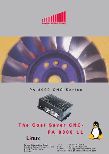 PA 8000 LL The Cost Saver CNC