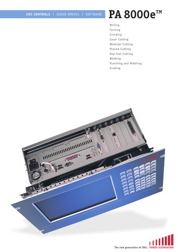 PA 8000e - The High-End CNC