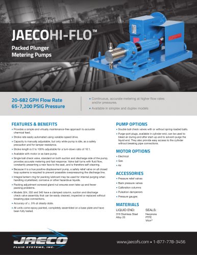 Jaeco CutSheet HiFlo