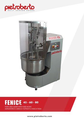 FENICE 45-60-80 TWIN ARM MIXER ITA