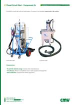 Manual shot blasting machine - closed circuit