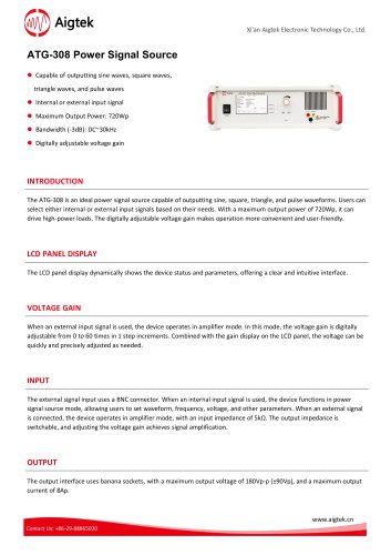 ATG-308 Power Signal Source