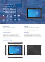 RT-I17J 10.1 inch Windows 10 Rugged Industrial Tablet Waterproof and Dustproof
