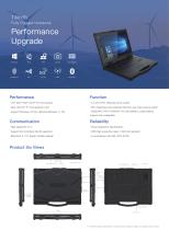 RT-X14T 14 inch Windows 10 Rugged Industrial Notebook Computer