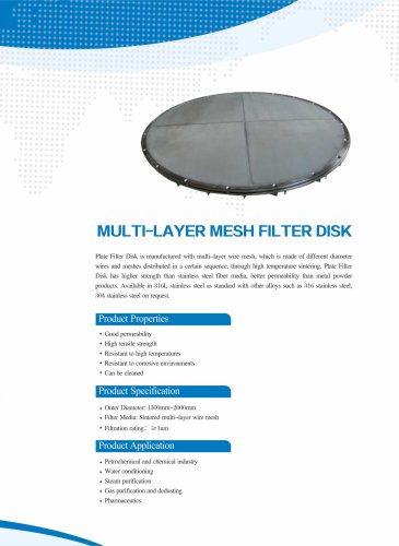 mesh filter disk