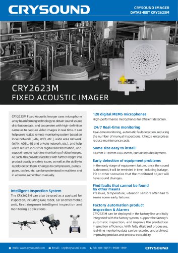 CRY2623M Fixed Acoustic Imager