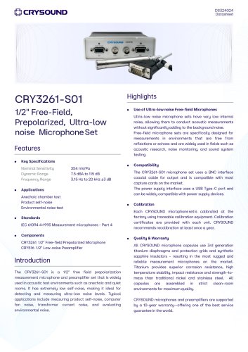 CRY3261-S01 Microphone Set