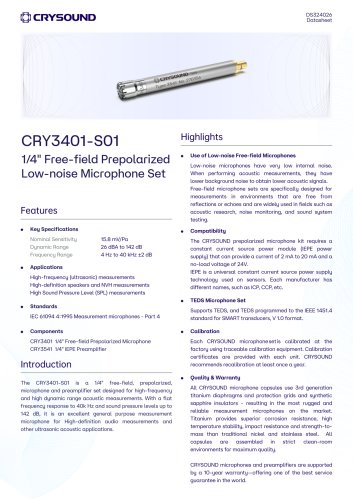 CRY3401-S01Microphone Set