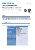 CRY372 Measurement Microphone