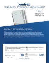 FREEDOM SW INVERTER/CHARGER DATASHEET AVAILABLE IN: 24V 2000W/50A;3000W/75A