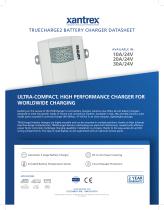 TRUECHARGE2 BATTERY CHARGER DATASHEET 10A/24V;20A/24V;30A/24V