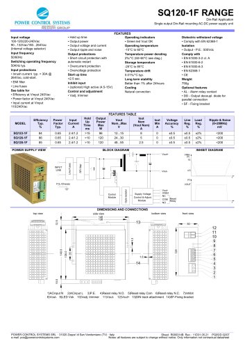 SQ120-1F RANGE