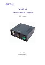 SCB-18IAS  Active Pneumatic Controller user manual V2.5