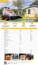 INFRONT Cheap Diesel Ce Epa Engine Skid Steer Loader Farm Chinese Small Mini Skid Steer Wheel Track Loaders YF380C