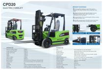 INFRONT Chinese Supplier New Forklifts 2Ton electric Forklift Truck Price With Euro5/EPA CPD20