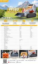 INFRONT FREE SHIPPING Cheap Price CE 380 Skid Steer Loader Mini Skid Steer Small Garden Loader Track Mini Skid Steer Loader YF380A