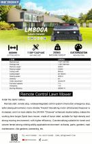 INFRONT High Performance Lawn Mower Easy Operation Grass Cutting Machine LM800A